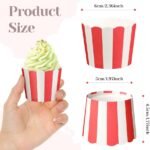 5*4.5CM Small Muffin cups Self Baking Liners